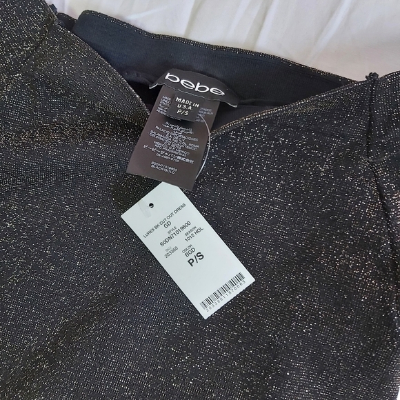 Bebe lurex cut out dress - Picture 5 of 8